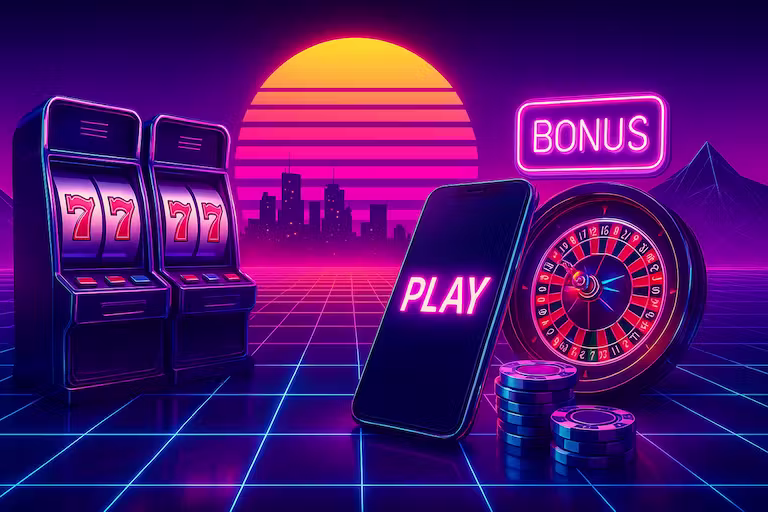 Roulette wheel in casino